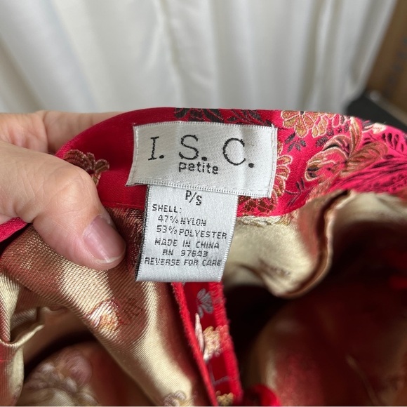 Vintage Y2k I. S. C. oriental red pants - Picture 7 of 10